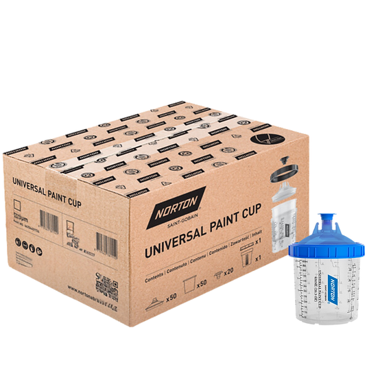 Kit UNIVERSAL PAINT SYSTEM,  Norton, filtru 125 microni, 650ml